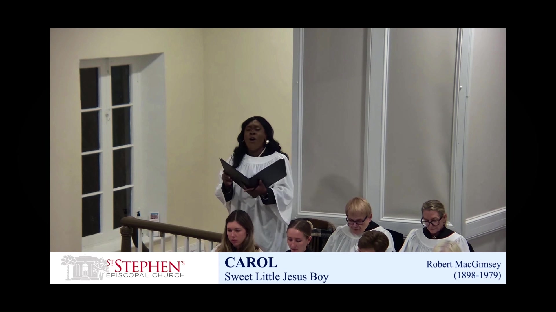 Christmas performance at St. Stephen's Episcopal Church